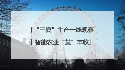 “三夏”生产一线观察丨智能农业“慧”丰收