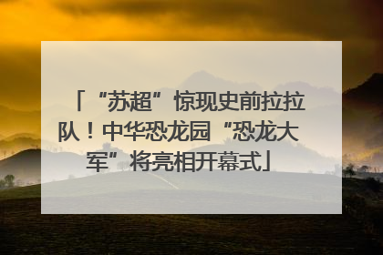 “苏超”惊现史前拉拉队！中华恐龙园“恐龙大军”将亮相开幕式