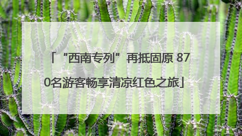 “西南专列”再抵固原 870名游客畅享清凉红色之旅