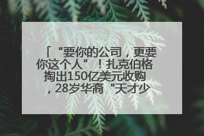 “要你的公司，更要你这个人”！扎克伯格掏出150亿美元收购，28岁华裔“天才少年”刷屏，他19岁就从MIT辍学创业
