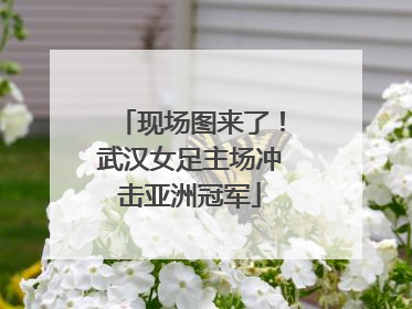 现场图来了！武汉女足主场冲击亚洲冠军