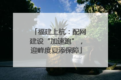 福建上杭：配网建设“加速跑”，迎峰度夏添保障