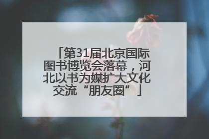 第31届北京国际图书博览会落幕，河北以书为媒扩大文化交流“朋友圈”