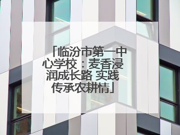 临汾市第一中心学校：麦香浸润成长路 实践传承农耕情