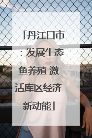 丹江口市：发展生态鱼养殖 激活库区经济新动能