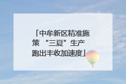 中牟新区精准施策 “三夏”生产跑出丰收加速度