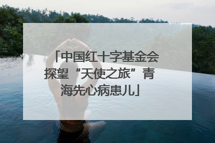 中国红十字基金会探望“天使之旅”青海先心病患儿