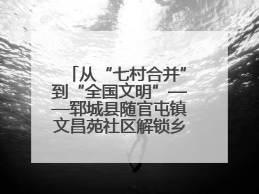 从“七村合并”到“全国文明”——郓城县随官屯镇文昌苑社区解锁乡村振兴幸福密码
