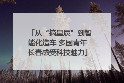 从“摘星辰”到智能化造车 多国青年长春感受科技魅力