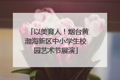 以美育人！烟台黄渤海新区中小学生校园艺术节展演