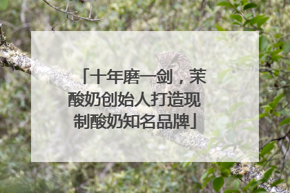 十年磨一剑，茉酸奶创始人打造现制酸奶知名品牌
