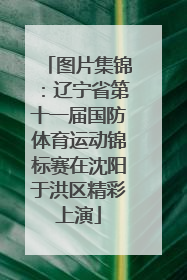 图片集锦：辽宁省第十一届国防体育运动锦标赛在沈阳于洪区精彩上演