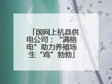 国网上杭县供电公司：“满格电”助力养殖场生“鸡”勃勃
