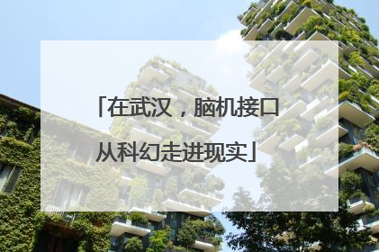在武汉，脑机接口从科幻走进现实