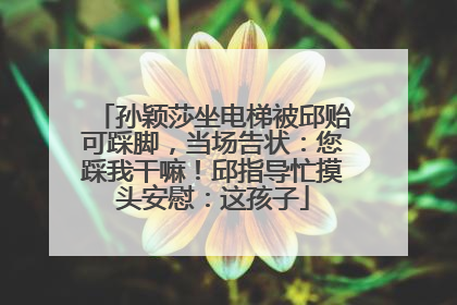 孙颖莎坐电梯被邱贻可踩脚，当场告状：您踩我干嘛！邱指导忙摸头安慰：这孩子