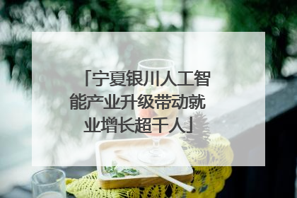 宁夏银川人工智能产业升级带动就业增长超千人