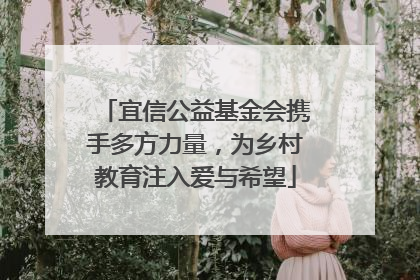宜信公益基金会携手多方力量，为乡村教育注入爱与希望