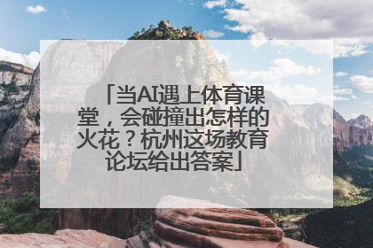 当AI遇上体育课堂，会碰撞出怎样的火花？杭州这场教育论坛给出答案