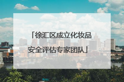 徐汇区成立化妆品安全评估专家团队