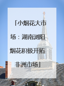 小烟花大市场：湖南浏阳烟花积极开拓非洲市场