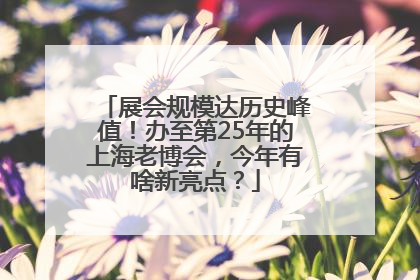 展会规模达历史峰值！办至第25年的上海老博会，今年有啥新亮点？