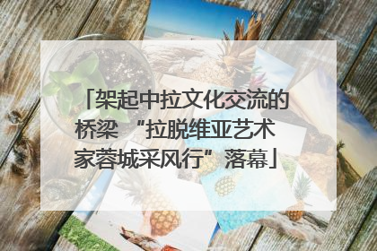 架起中拉文化交流的桥梁 “拉脱维亚艺术家蓉城采风行”落幕