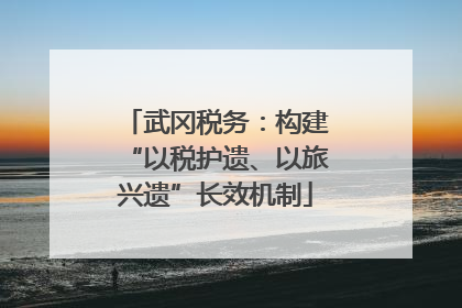 武冈税务：构建“以税护遗、以旅兴遗”长效机制