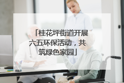 桂花坪街道开展六五环保活动，共筑绿色家园
