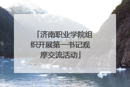 济南职业学院组织开展第一书记观摩交流活动
