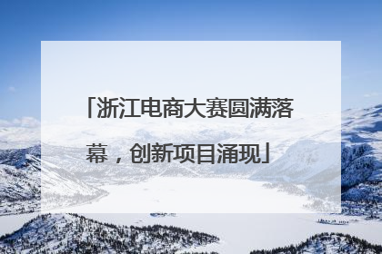 浙江电商大赛圆满落幕，创新项目涌现