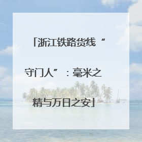 浙江铁路货线“守门人”：毫米之精与万日之安