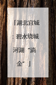 湖北宜城：碧水绕城 河湖“淌金”