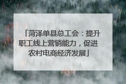 菏泽单县总工会：提升职工线上营销能力，促进农村电商经济发展