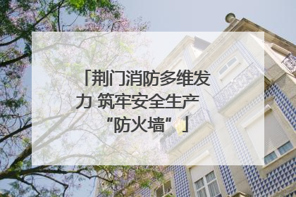 荆门消防多维发力 筑牢安全生产“防火墙”