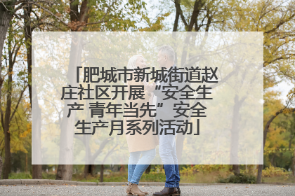 肥城市新城街道赵庄社区开展“安全生产 青年当先”安全生产月系列活动