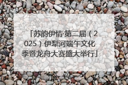 苏韵伊情·第二届（2025）伊犁河端午文化季暨龙舟大赛盛大举行