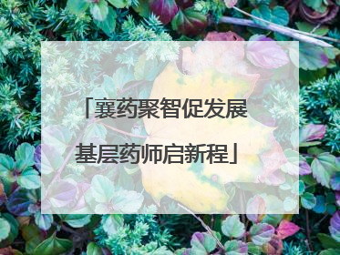 襄药聚智促发展 基层药师启新程