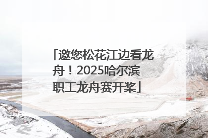 邀您松花江边看龙舟！2025哈尔滨职工龙舟赛开桨