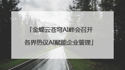 金蝶云苍穹AI峰会召开 各界热议AI赋能企业管理
