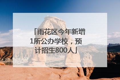 雨花区今年新增1所公办学校，预计招生800人