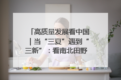 高质量发展看中国｜当“三夏”遇到“三新”：看南北田野里的科技共生记