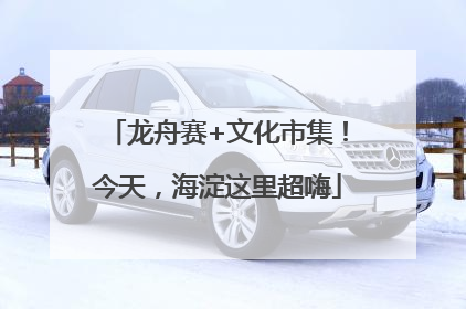 龙舟赛+文化市集！今天，海淀这里超嗨
