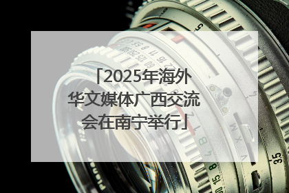 2025年海外华文媒体广西交流会在南宁举行