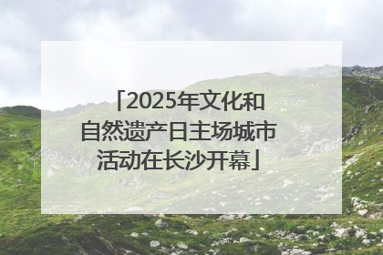 2025年文化和自然遗产日主场城市活动在长沙开幕