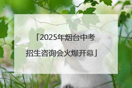 2025年烟台中考招生咨询会火爆开幕
