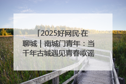 2025好网民·在聊城｜南城门青年：当千年古城遇见青春歌谣 一湖碧水见证的“聊城式浪漫”