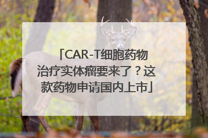 CAR-T细胞药物治疗实体瘤要来了？这款药物申请国内上市