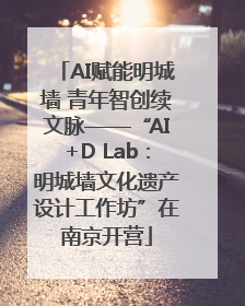 AI赋能明城墙 青年智创续文脉——“AI+D Lab：明城墙文化遗产设计工作坊”在南京开营